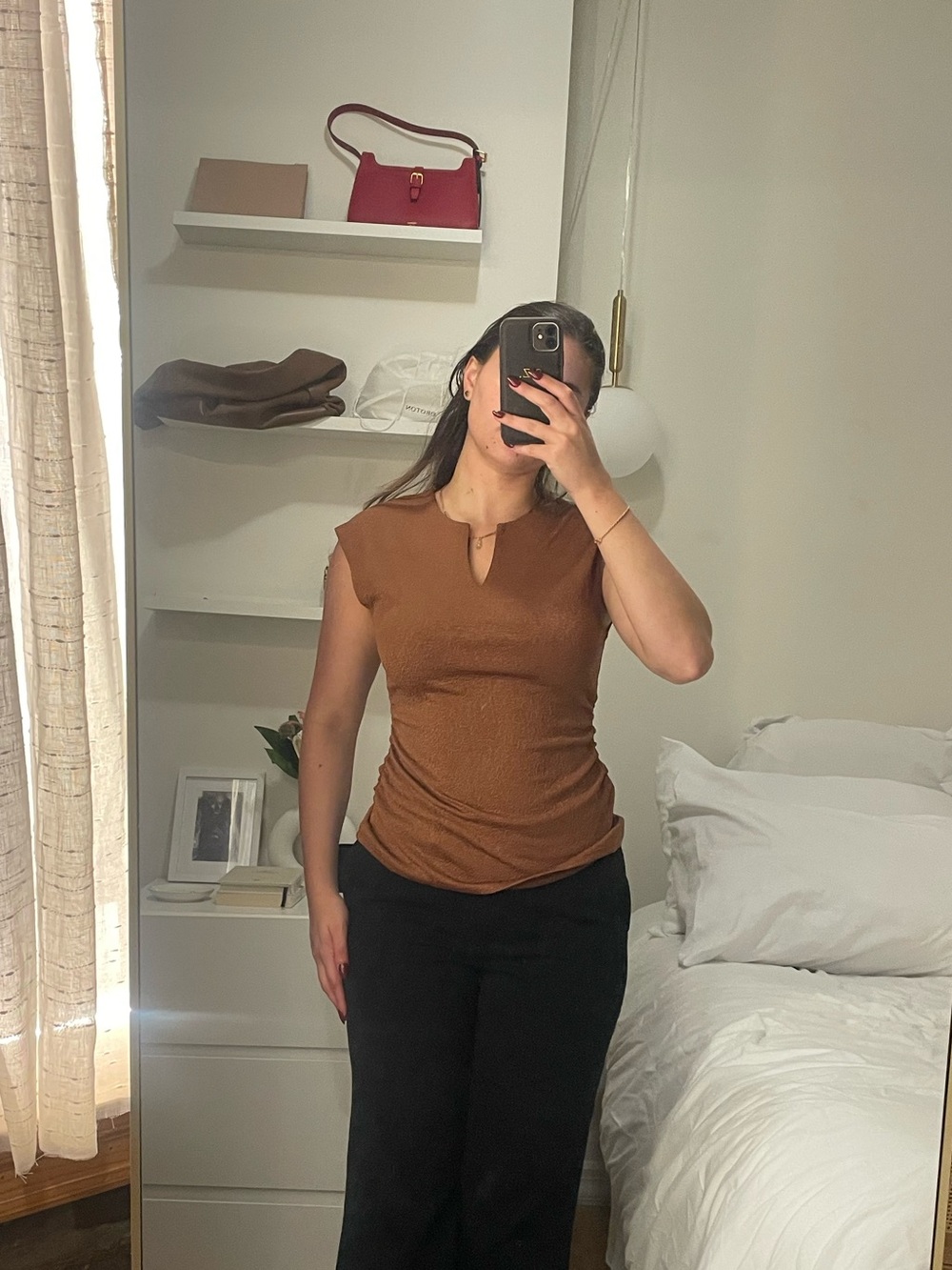 Brand new with tags - burnt orange top